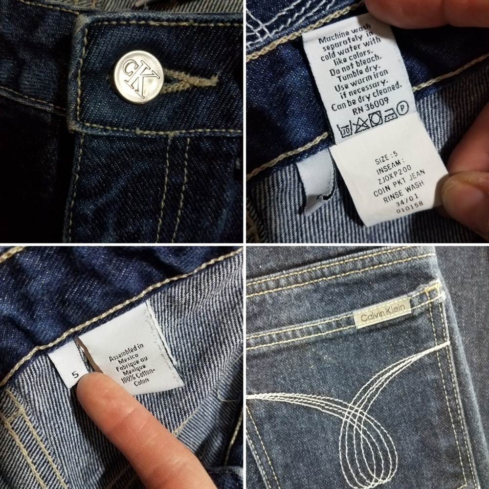 Calvin Klein Vintage jeans High waisted straight - Picture 8 of 8